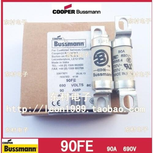 US BUSSMANN fuse 690V 90A BS88: 4 fuses 90FE import original brand new