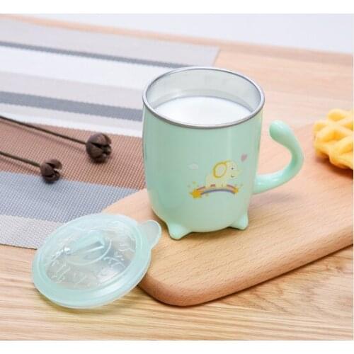 Fork Spoon Tableware Toy Stainless Steel Double Water Cup Drop-proof Cup Childrens Birthday Christmas Gift