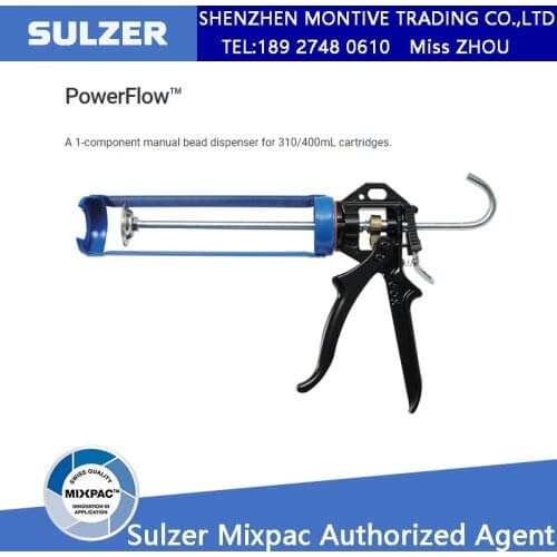 Powerflow A 1-Component Manual Bead Dispenser For 310/400mL Cartridges Save Pressure Industrial Gun Cartridge Sealant Durabl