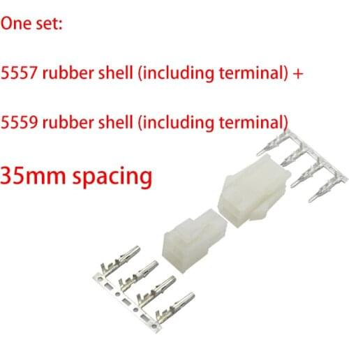 1set/sets NEW Original 5557 / 5559 air butt joint connector plug terminal male female pair plug connector 4.2mm