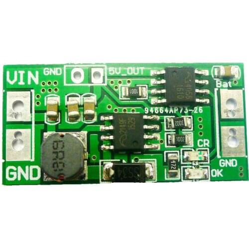 1 PCS 2 in 1 Boost Charger Module & DC DC Step Up Converter DC 2.5V 3V 3.3V 3.7V to 4.2V 5V Charging board