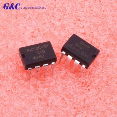 5/10PCS UCC28C43P DIP 8PIN BICMOS LOW POWER CURRENT MODE PWM CONTROLLER diy electronics