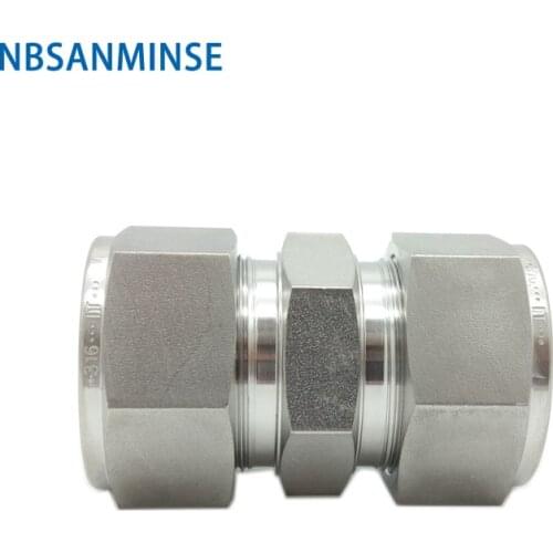 5PCS/lot U Type Equal Union Fitting High pressure 3000PSI Stainless Steel SS316L for Oil Air Water Anticorrisve NBSANMINSE