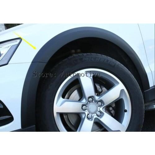 Car-styling Black Fender Flares Wheel Arch fenders kits 4pcs For Audi Q5 Non-Sline2009 2010 2011 2012 2013 2014 2015 2016 2017