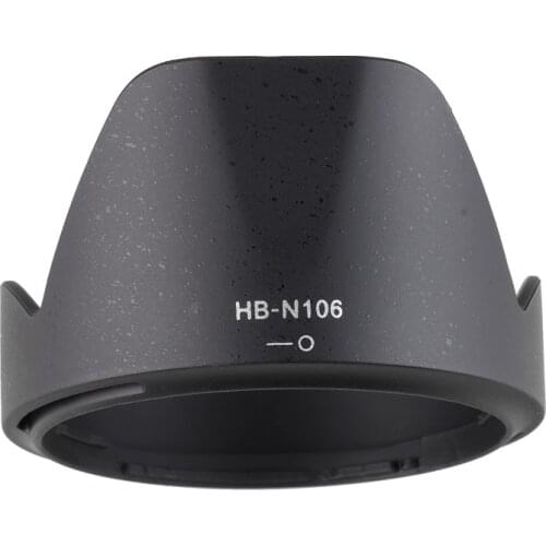 Camera Lens Hood HB-N106 Bayonet Mount for Nikon D3500 D5600 With AF-P DX Nikkor 18-55mm f/3.5-5.6G VR 55mm Lens