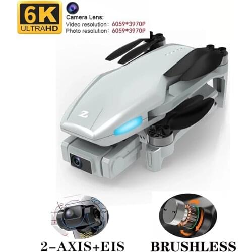 2021 NEW H851 Gps Wifi Fpv Drone 4K Hd Camera Dual Axis Anti-Shake Gimbal Borstelloze Quadcopter Pk SG906 Pro2 Max f11Pro Dron