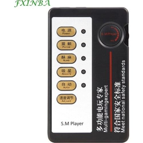 FXINBA Electric Shock Host Dual Output Therapy Massager Medical Themed Toys Adult Sex Toys for Women Men Electro Stimulation