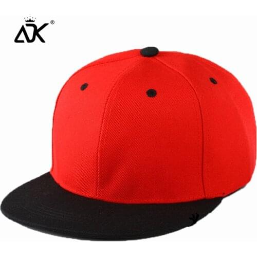 Flat Hat Baseball Cap Women Cotton Solid Color Hats Fashion Men Hip Hop Caps Adjustable Summer Spring Snapback Hats Unisex Cap