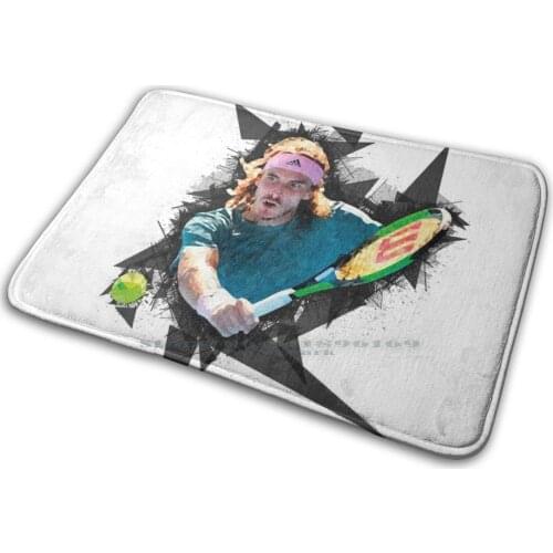 Tsitsipas Mat Rug Carpet Anti-Slip Bedroom Entrance Door Mat Tsitsipas Tsitsipas Tennis Greece Atp Tennis Pro Next Gen Us Open