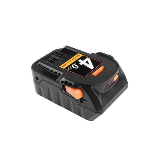 Turpow 4000mAh 18V Li-ion For RIDGID R840083 R840085 R840086 R840087 Rechargeable Power Tool Battery Series AEG Series Battery