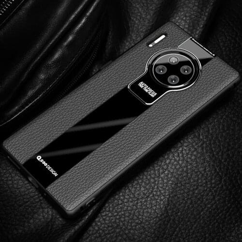Mate 30 Luxury Carbon Fiber Silicone Phone Case For Huawei Mate 30 Pro Ultra-thin Non-slip Protection Cover Coque For Mate 20 X