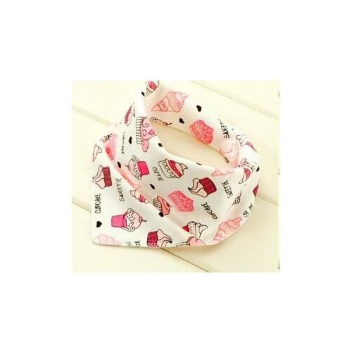 Baby Bibs for Boy Girl Bandana Bib Burp Clothes Print Animal Triangle Cotton Baby Scarf Meal Collar Burp Baby Accessories