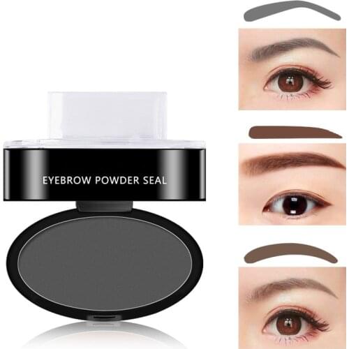 Powder palette eyebrow powder seals consignment natural arched eyebrow stamps quick makeup eyebrow stamps