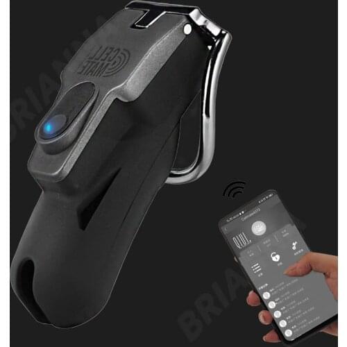 App remote monitoring chastity cage cock cage penis ring bondage fetish flirting adult Male sex toys for couples chastity belt