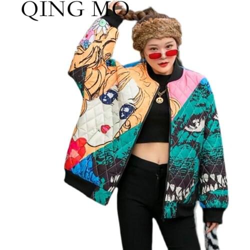Женские парки QING MO China At AliExpress