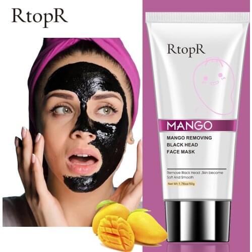Mango Blackhead Remover Acne Treatment Nose Oil-control Mud Pore Strip Mask Whitening Cream Peel off Mask Nose Peel Skin Care