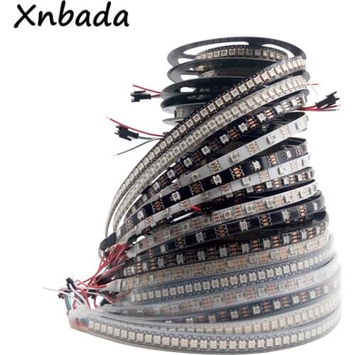 1m/4m/5m WS2812B WS2812 Led Strip 30/60/74/96/144Pixels/Leds/m Individually Addressable Smart RGB Led Light IP30/65/67 DC5V