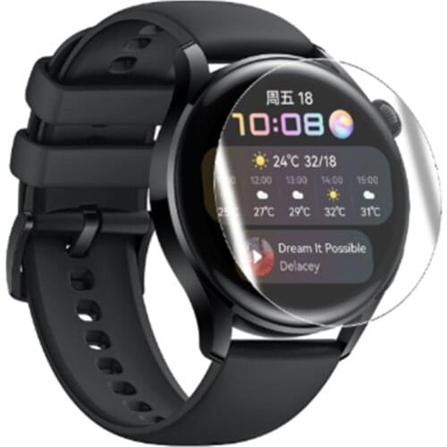 2pcs Screen Tpu Clear Protective Film For Huawei Watch 3 Smartwatch Ultra-thin Full Cover Hydrogel clear Protector Film