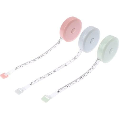1pc 150cm/60" Tape Measures Portable Retractable Ruler Children Height Ruler Centimeter Inch Roll Tape
