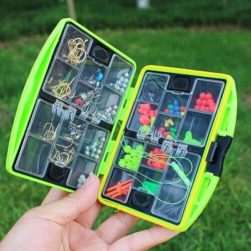 184pcs the Second Generation Black Bottom Rock Fishing Gadg Set Combination Fishing Box Set Accessories Rock Line Rock F4F2