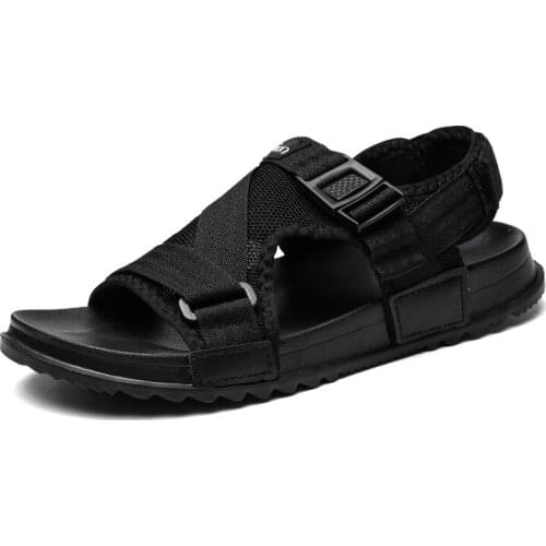 2021 Mens Sandals Summer Non-slip Shoes Clogs High Quality Rubber Garden Shoes Home Indoor Beach Flat Male Slippers Mules