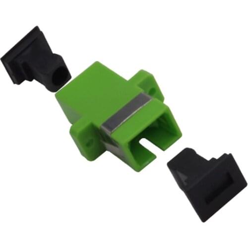 50PCS SC APC Sample Fiber optic Adapter SC Optical fiber coupler SC Fiber flange SC APC connector Free shipping