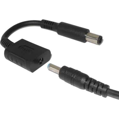 DC Power Adapter Connector Plug DC conversion head jack female 4.5*3.0mm plug to male 7.4*5.0 mm with Pin for HP Pavilion Laptop