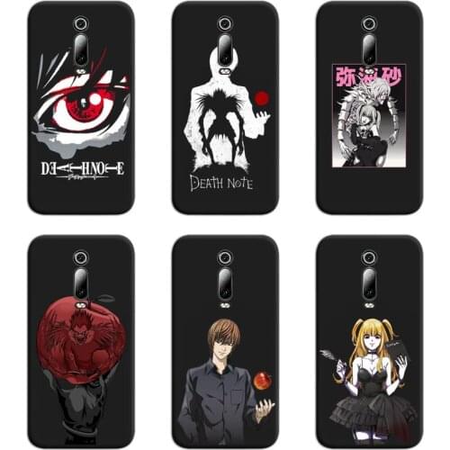Anime death note Phone Case For Redmi 9A 9 8A 7 6 6A Note 9 8 8T Pro Max K20 K30 Pro