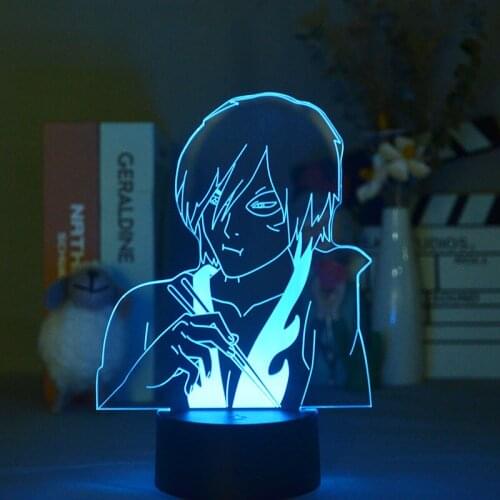 Avatar The Last Airbender Zuko Lamp for Home Decoration Birthday Gift Led Manga Night Light Otaku Bedroom Light Cartoon Lamp Mai