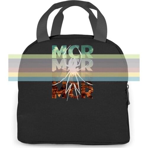 Quliuwuda Connor My Chemical Roce - Danger Days Cool Travel Black Brand New women men Portable insulated lunch bag adult