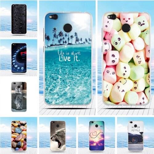 For Xiaomi Redmi 4X Case Cartoon 3D Relief Printing Pattern Back Cover TPU Soft Silicone Case Coque Capa Funda