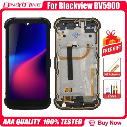 For Blackview BV5900 LCD&Touch Screen Digitizer with frame Display Module Repair Replacement Parts