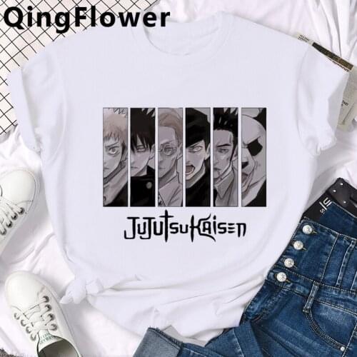 Anime Jujutsu Kaisen Yuji Itadori clothes t-shirt male harajuku casual aesthetic plus size tshirt summer top vintage