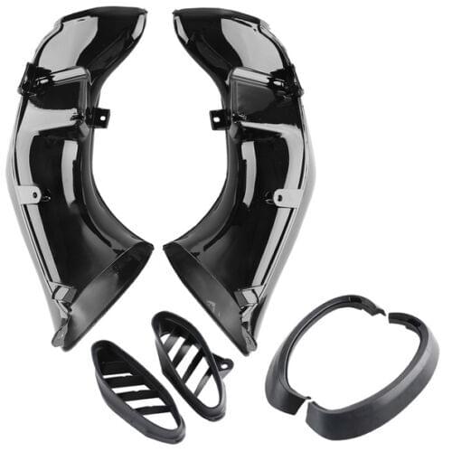 Left & Right ABS Ram Air Intake Tube Duct Pipe Fit For Yamaha YZFR1 2004-2006