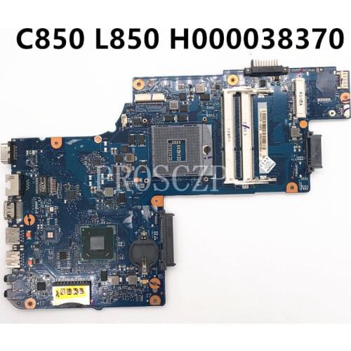 Free shipping For C850 C855 L850 L855 H000038370 Laptop motherboard HM76 100% full Tested