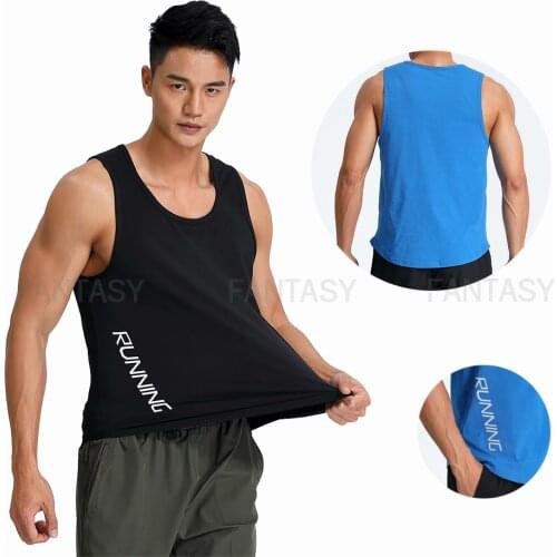 Basketball Football Running Tank Men Sports Shirt Gym Brand Men Training Pants Jogger Sleeveless Shirt Breathable Clothing