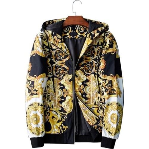 Fashion Designer Jacket Windbreaker Long Sleeve Mens Jackets Hoodie Clothing Zipper With Animal Letter Pattern Plus Size Clothes