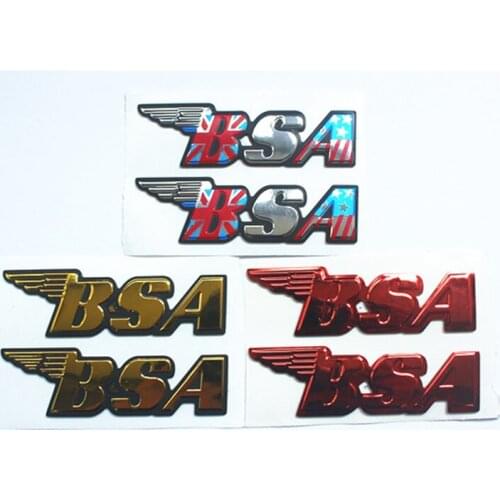 Fashion BSA Bicycle Motorcycle Car Stickers Graffiti Snowboard Luggage Bag Laptop Helmet Skateboard Guitar Decal BSA STICKER