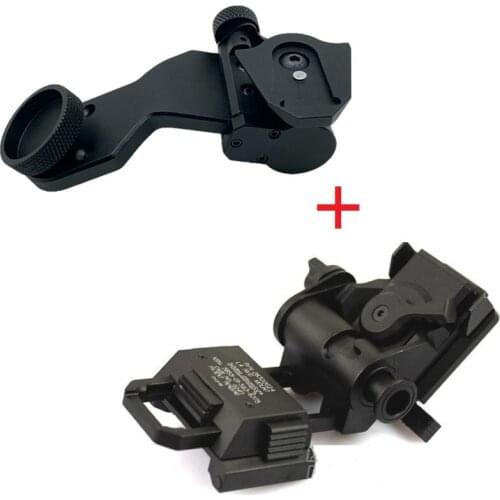 Outdoors Tactical Metal Aluminium Alloy Mount Night vision J arm Bracket for Wilcox AN/PVS-14+ Metal L4G24 Base