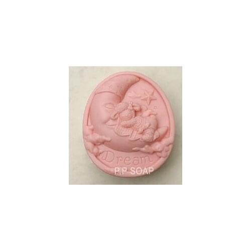 New Moonshine Lullaby S0155 Craft Art Silicone Soap mold Craft Molds Handmade soap molds