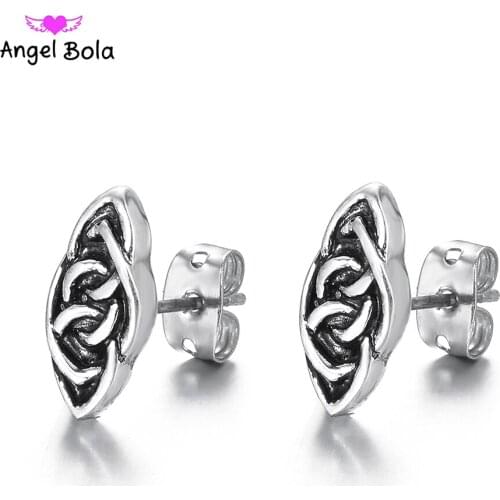 Wholesale Silver color Jewelry Buddha Earings Pendientes Mujer Earrings Plata Stud Orecchini Oorbellen Brincos Women Gifts