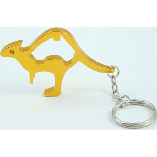 Factory Directly Sale 240Pcs Kangaroo Bottle Opener Aluminum Alloy Can Opener with Keychain- Free Shipping