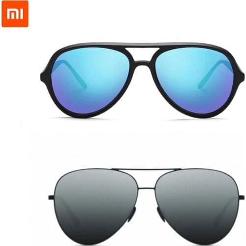 Xiaomi Ice Blue Glasses TS TAC Polarized Stainless Aviator Sunglasses Lense 100% UV-Proof for Outdoor Travel for Man Woman