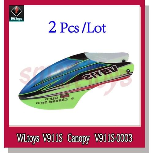V911S Canopy / Head Cover V911S.0003 for Wltoys V911S RC Helicopter Spare Parts 1 / 2 Pcs