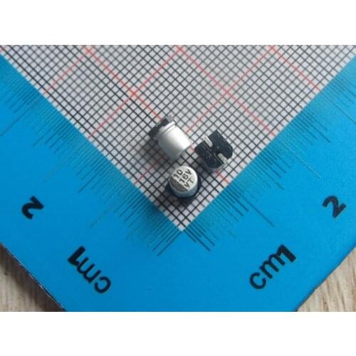 50pcs/lot high Quality SMD Aluminum Electrolytic Capacitor 16V 10UF 4*5MM electrolytic capacitor 10uf