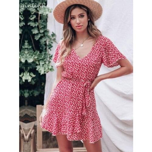 Свободные летние платья Yinlinhe China At AliExpress