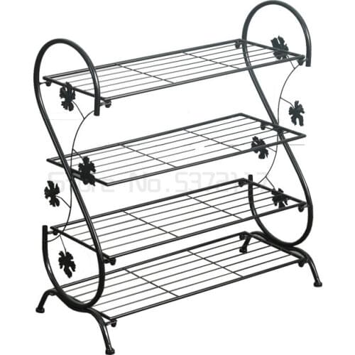Iron simple shoe rack household multi-layer storage shoe cabinet shoe rack economic iron shoe rack