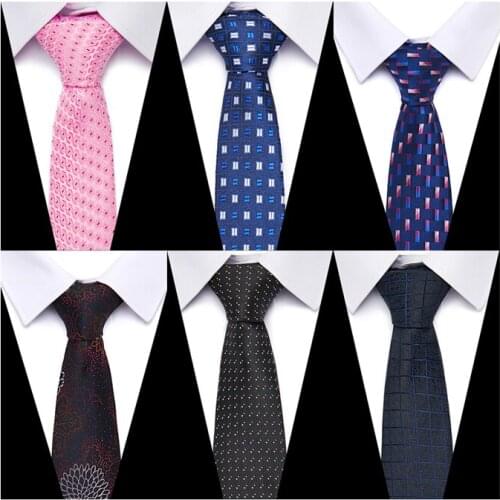 160 Colors Brand Nice Hot sale 7.5 cm Silk Business Tie Necktie Mans Striped Dropshipping Fit Group Wedding
