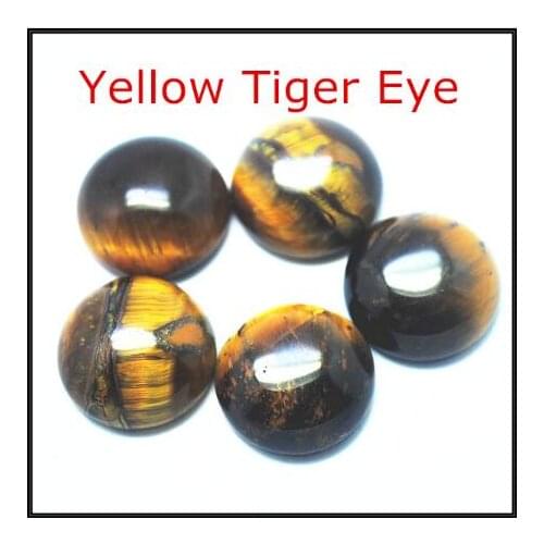 15pcs natural tiger eey gem stone cabochons beads cabs no hole wholesale price size 8mm carnelian tiger eye red stone sodalite