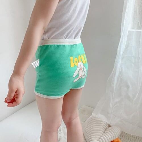 3Pcs/lot Kids Panties For Girls Cotton Cute Underwear Baby Pink Briefs Toddler Funny Shorts Boxers Underpants Children Clothing